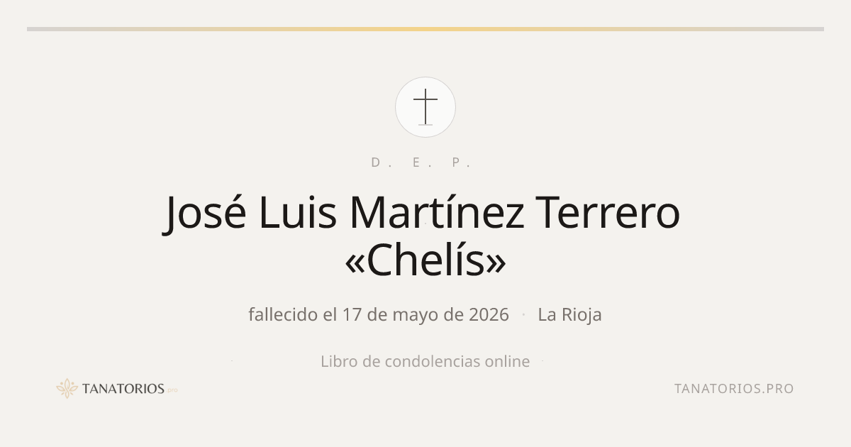 Memorial de José Luis Martínez Terrero «Chelís»