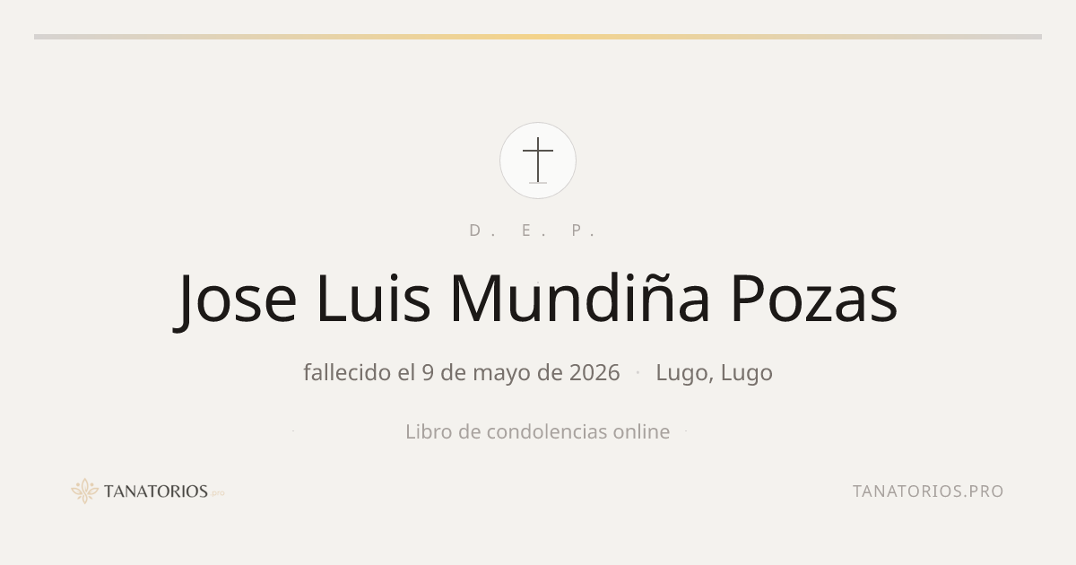 Memorial de Jose Luis Mundiña Pozas
