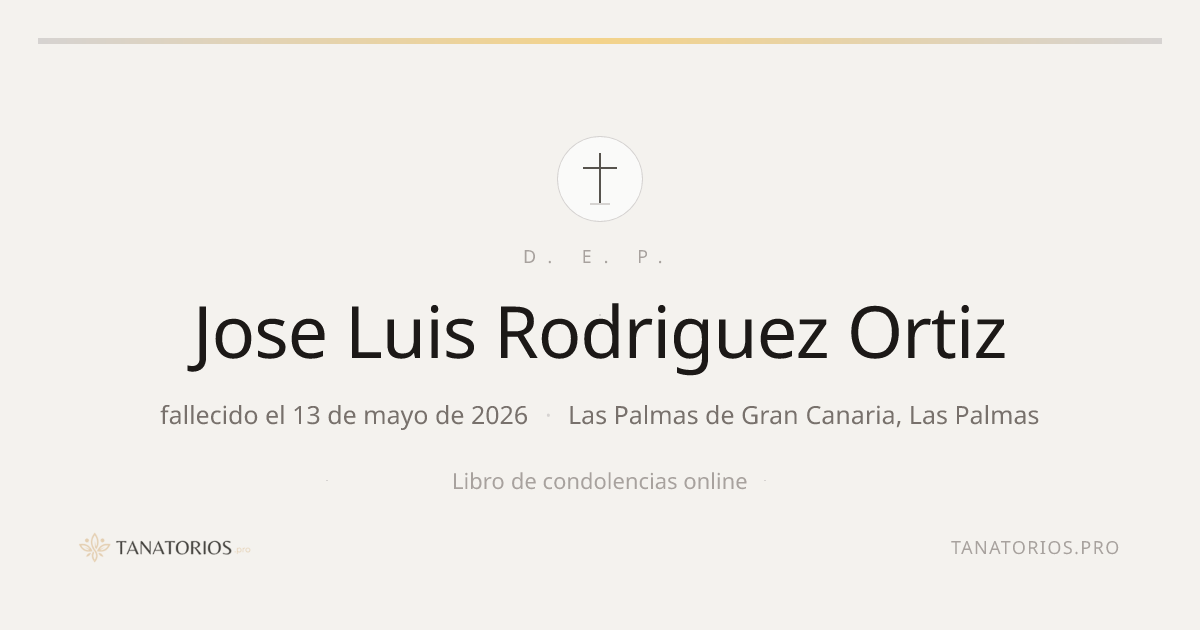 Memorial de Jose Luis Rodriguez Ortiz