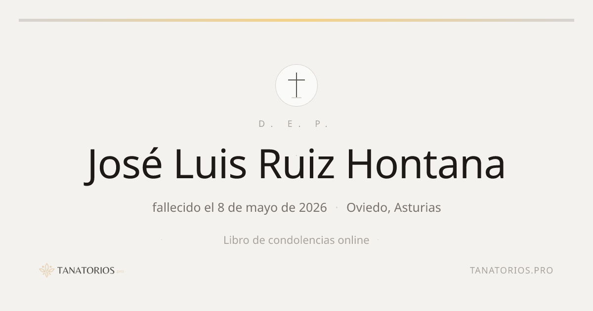 Memorial de José Luis Ruiz Hontana