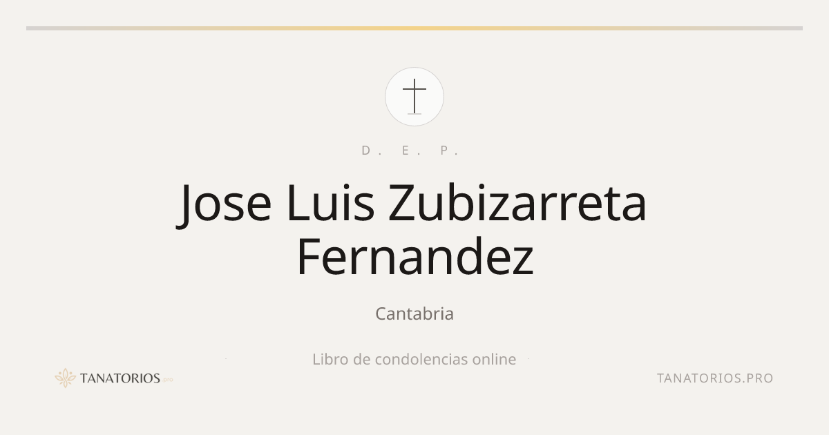 Memorial de Jose Luis Zubizarreta Fernandez
