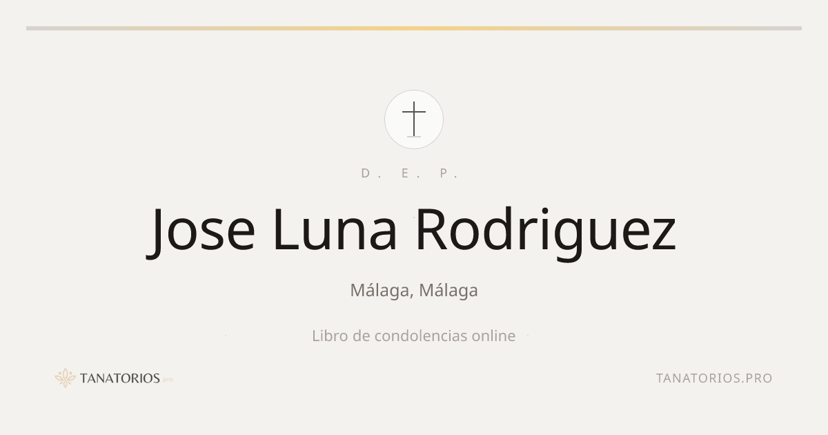 Memorial de Jose Luna Rodriguez