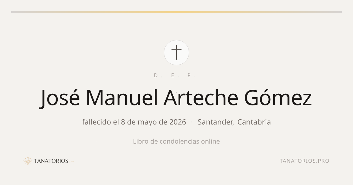 Memorial de José Manuel Arteche Gómez