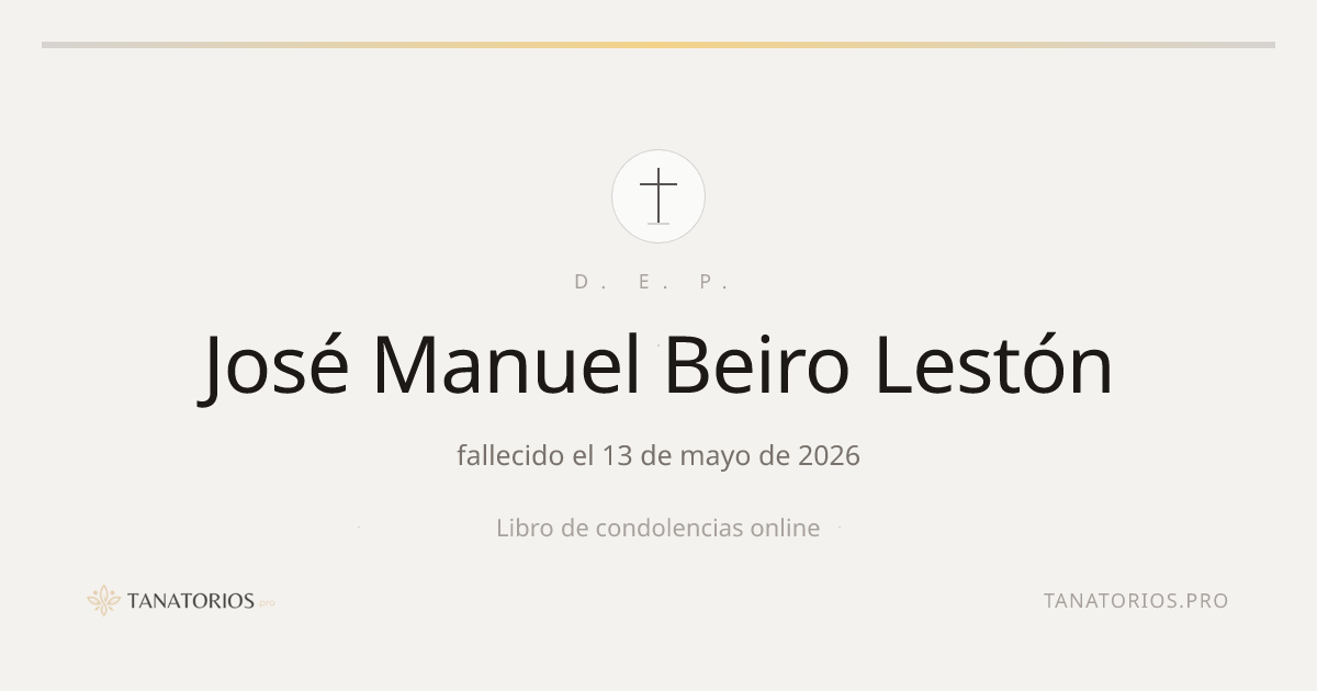 Memorial de José Manuel Beiro Lestón