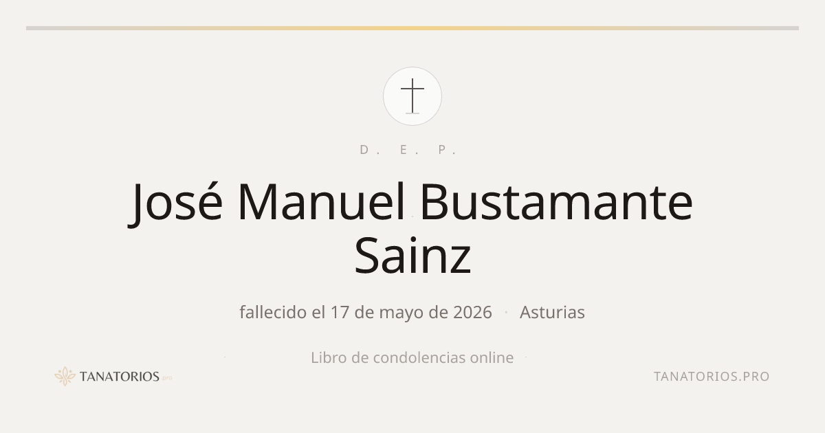 Memorial de José Manuel Bustamante Sainz