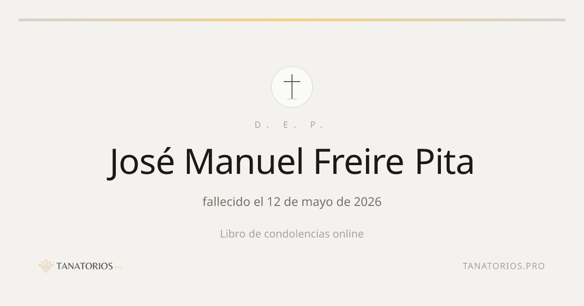 Memorial de José Manuel Freire Pita