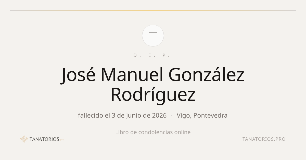 Memorial de José Manuel González Rodríguez
