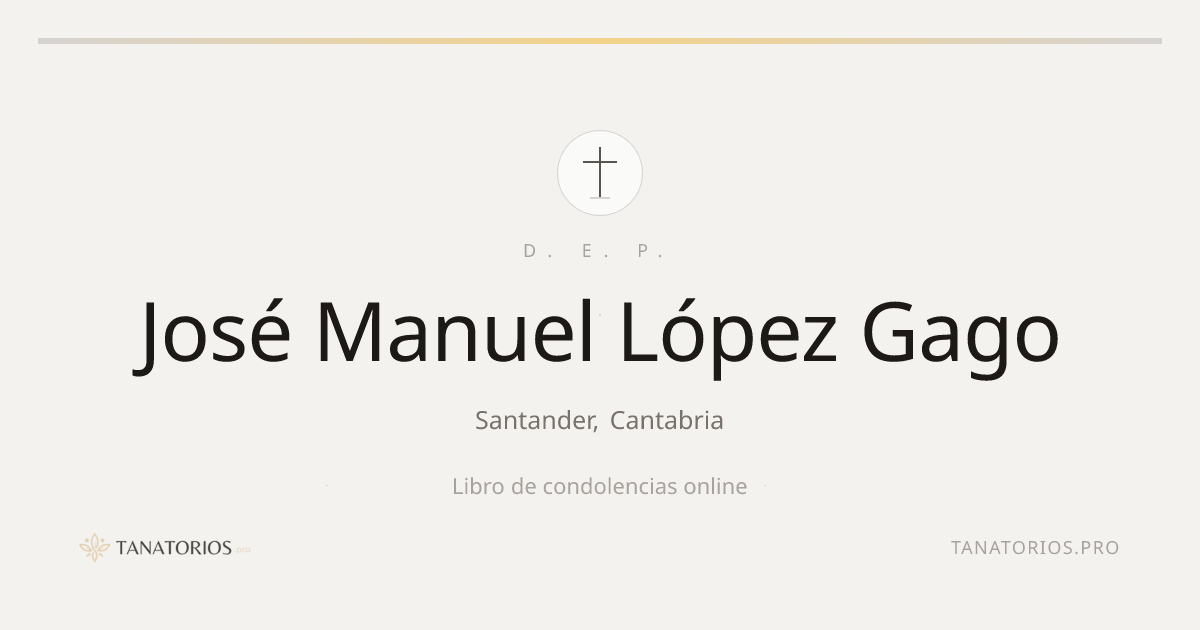 Memorial de José Manuel López Gago
