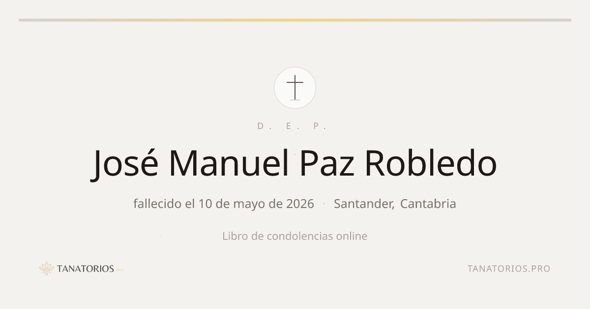 Memorial de José Manuel Paz Robledo