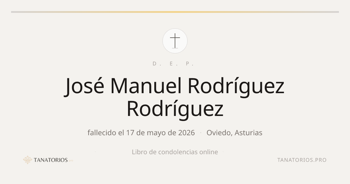 Memorial de José Manuel Rodríguez Rodríguez