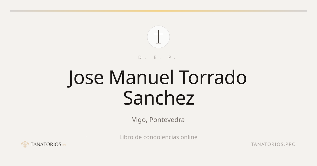 Memorial de Jose Manuel Torrado Sanchez