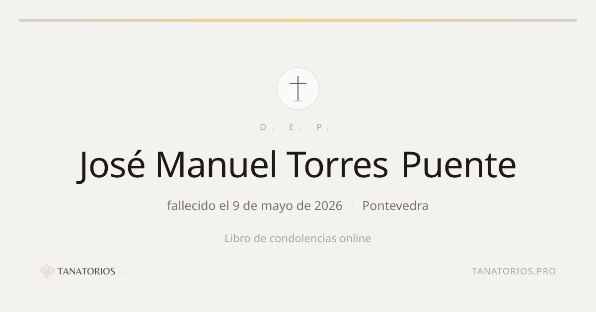 Memorial de José Manuel Torres Puente