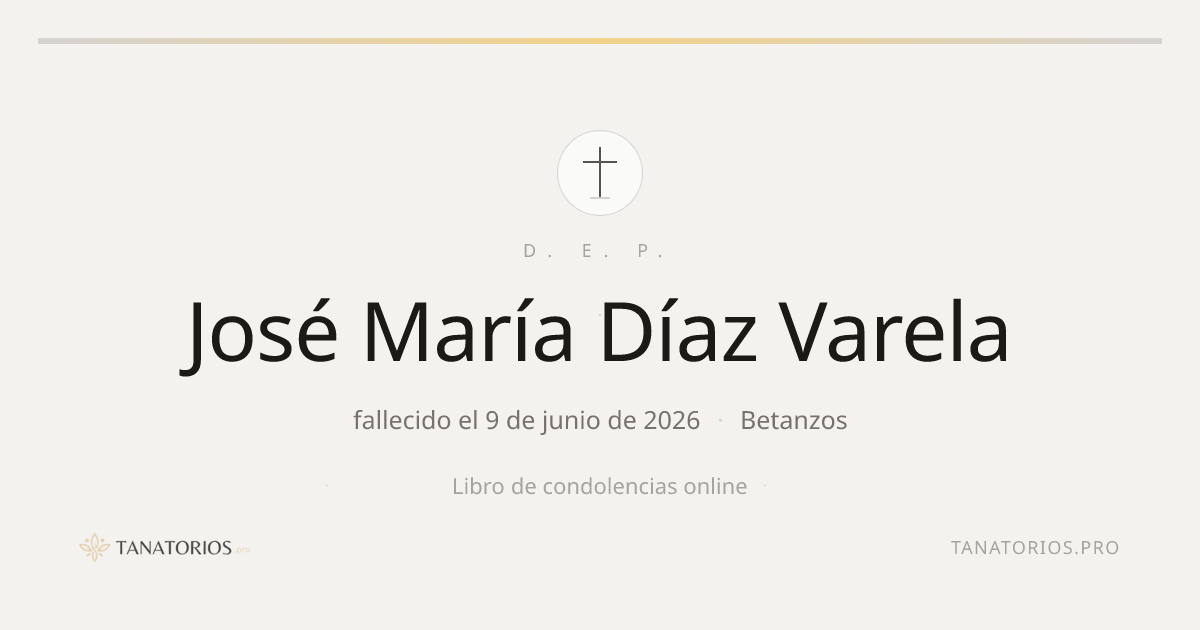 Memorial de José María Díaz Varela