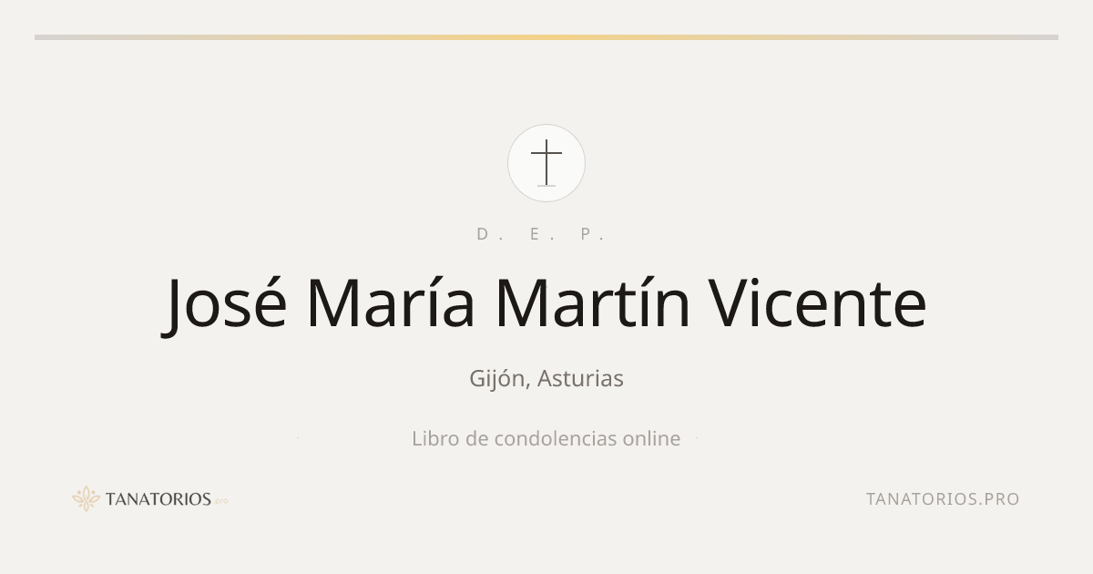 Memorial de José María Martín Vicente