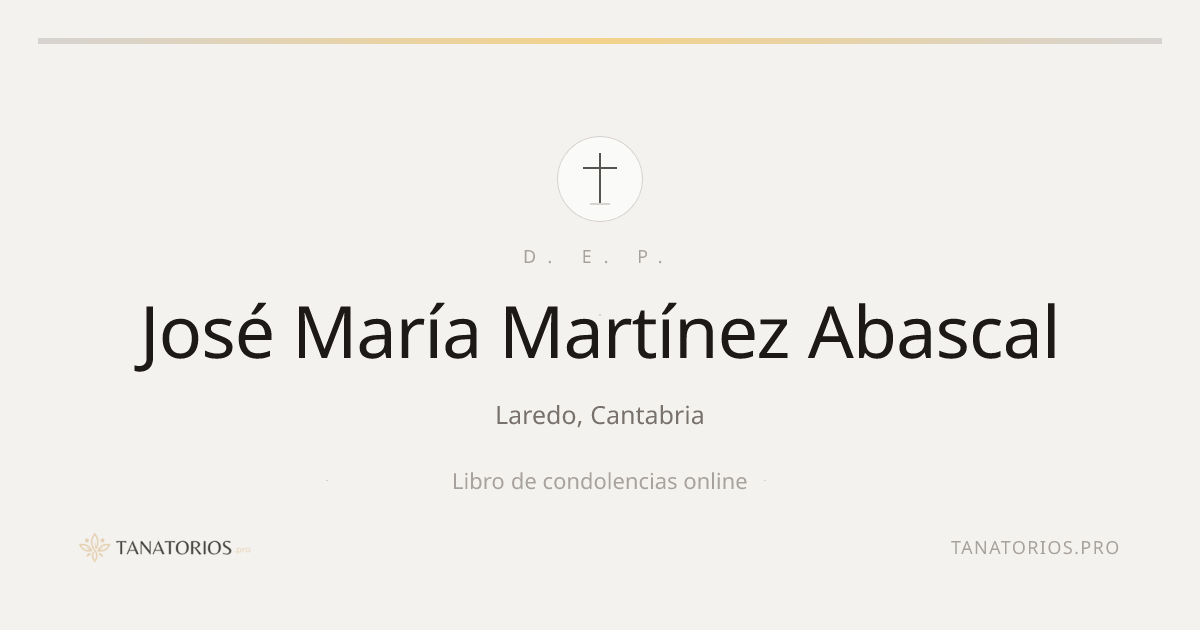 Memorial de José María Martínez Abascal
