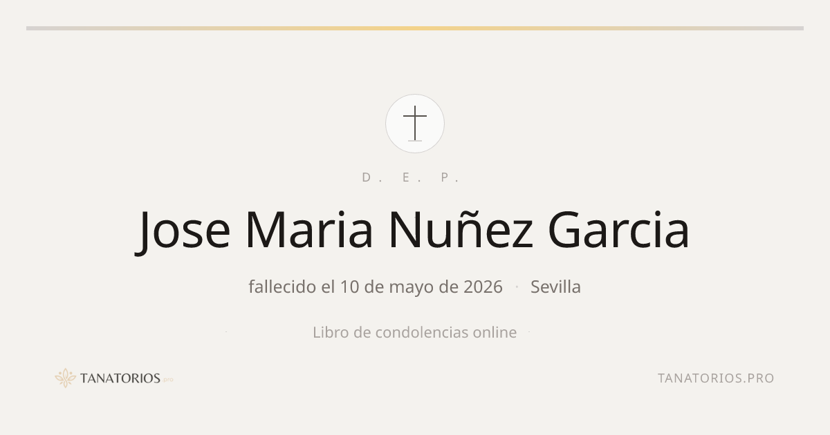 Memorial de Jose Maria Nuñez Garcia