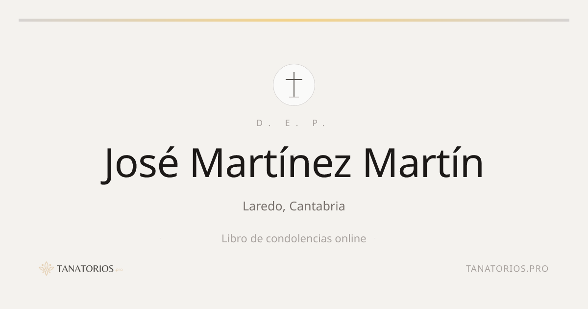 Memorial de José Martínez Martín