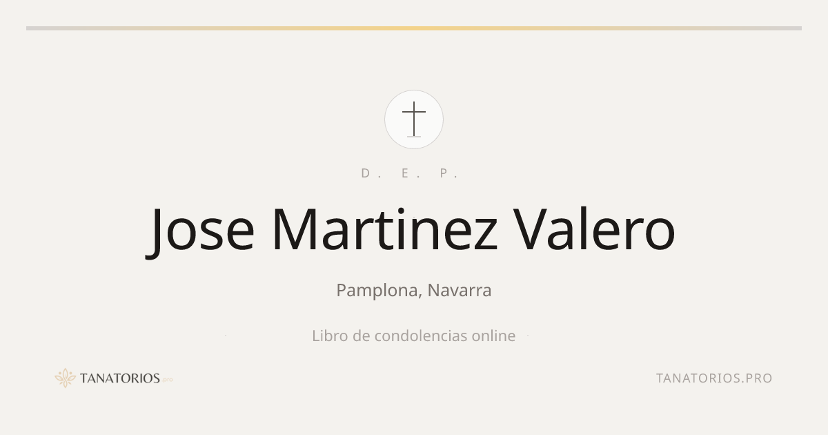 Memorial de Jose Martinez Valero
