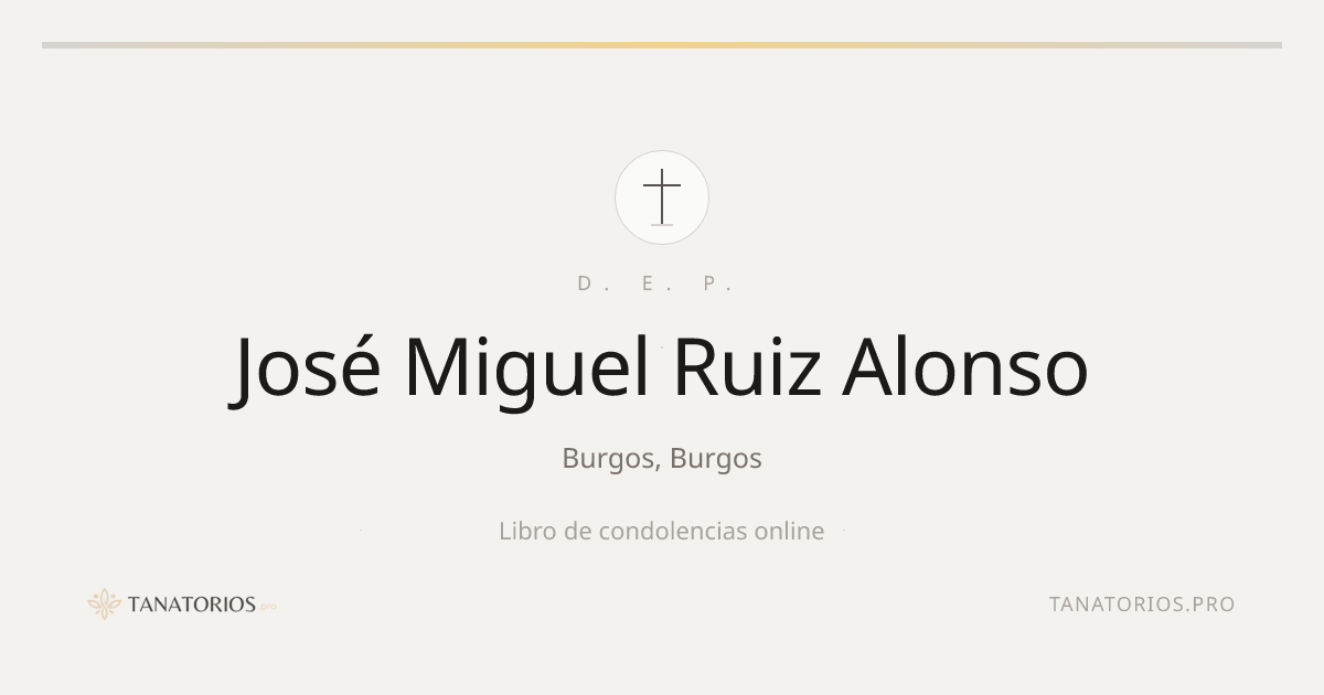 Memorial de José Miguel Ruiz Alonso