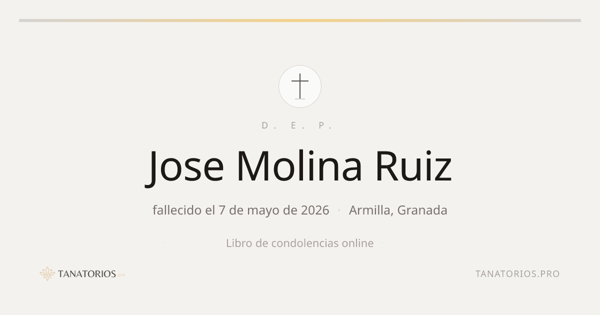 Memorial de Jose Molina Ruiz