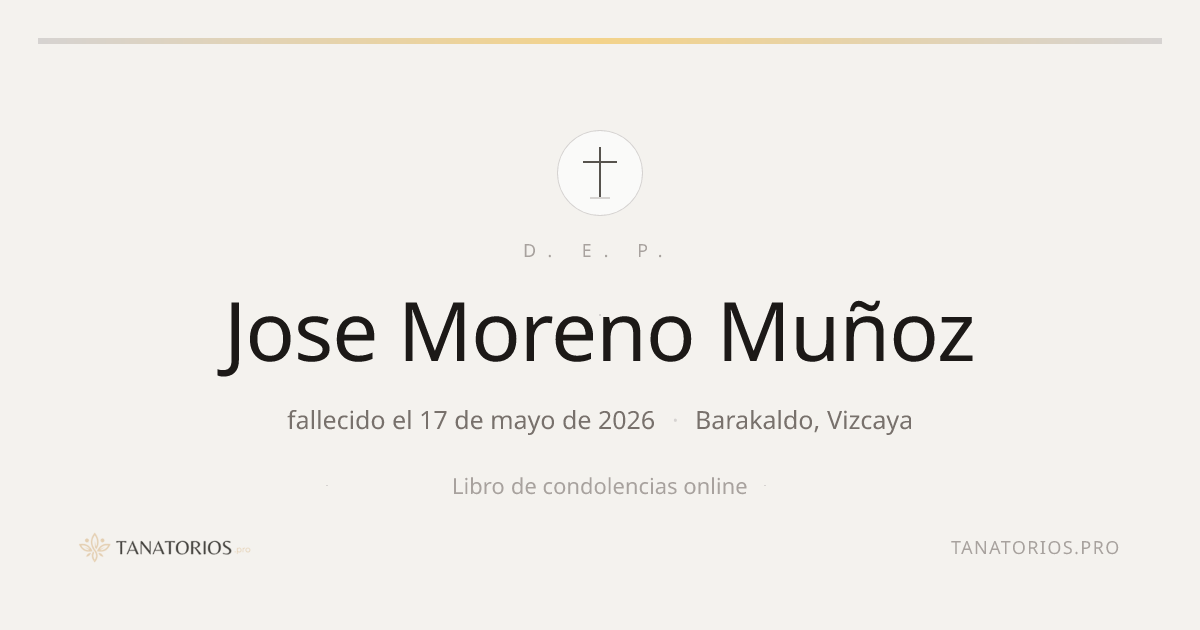 Memorial de Jose Moreno Muñoz