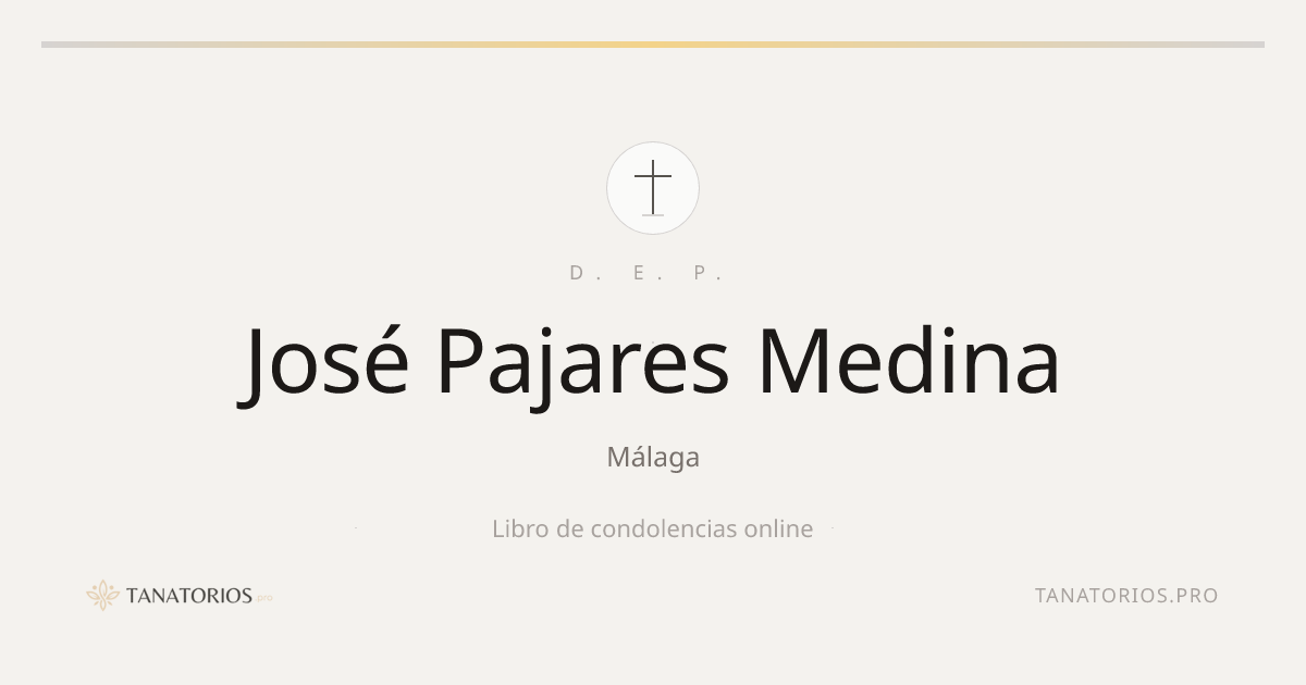 Memorial de José Pajares Medina