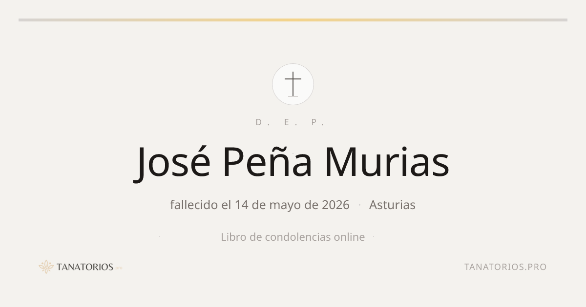 Memorial de José Peña Murias