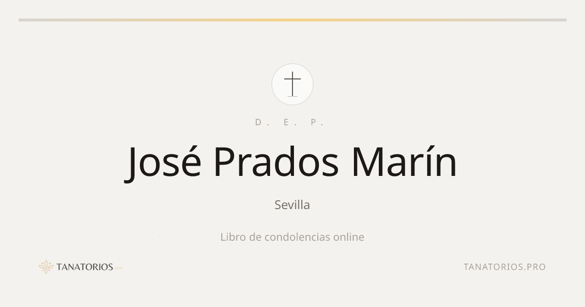 Memorial de José Prados Marín