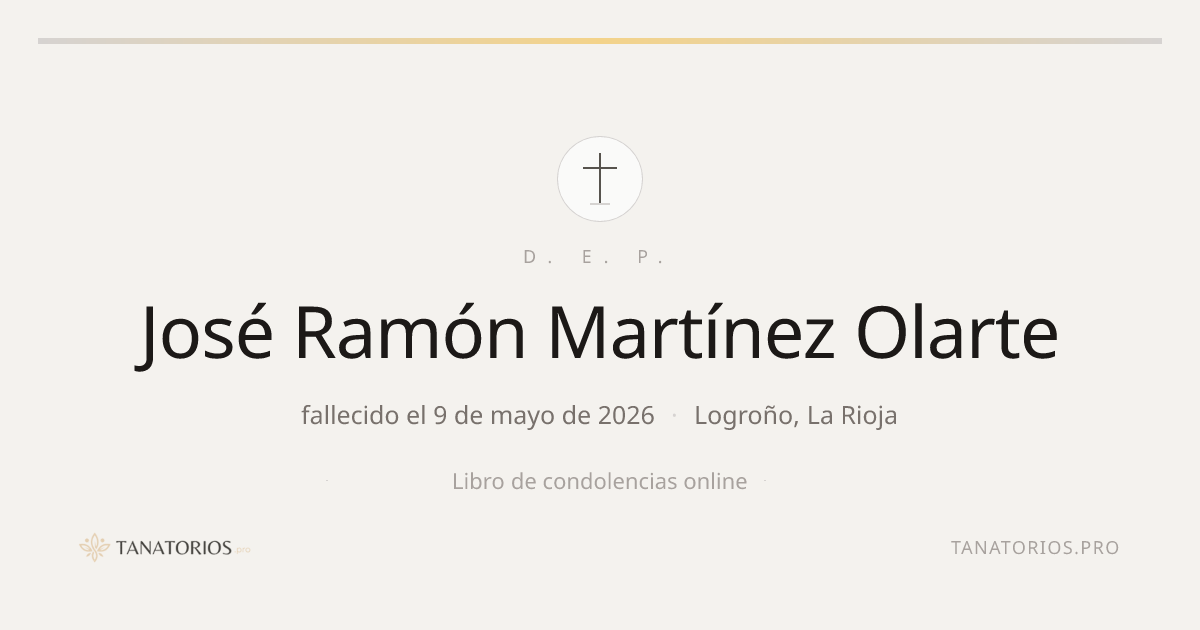Memorial de José Ramón Martínez Olarte