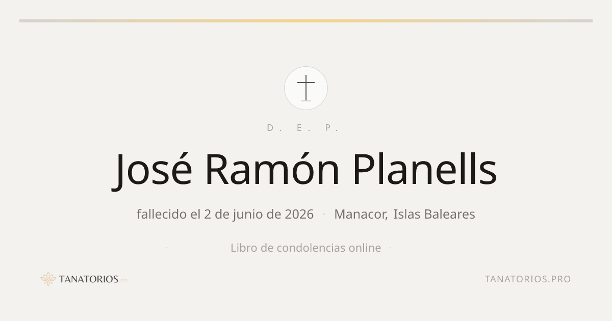 Memorial de José Ramón Planells