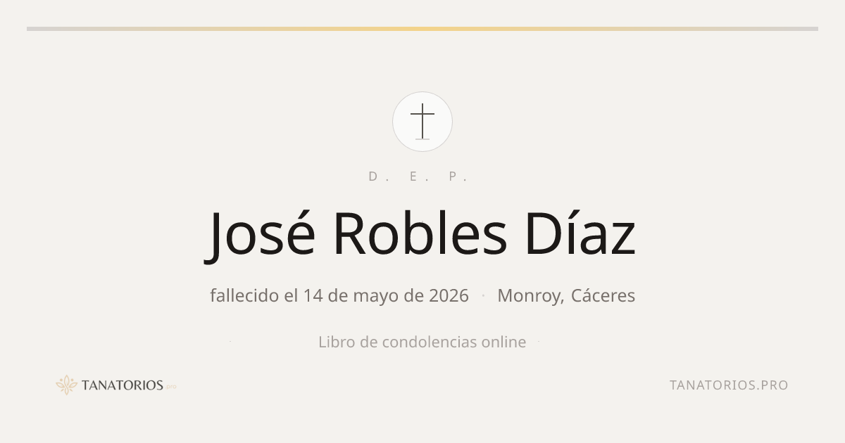 Memorial de José Robles Díaz