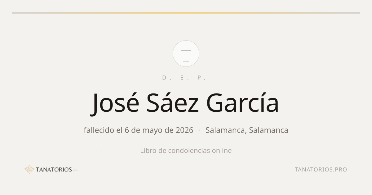 Memorial de José Sáez García