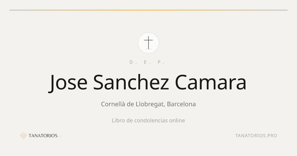 Memorial de Jose Sanchez Camara