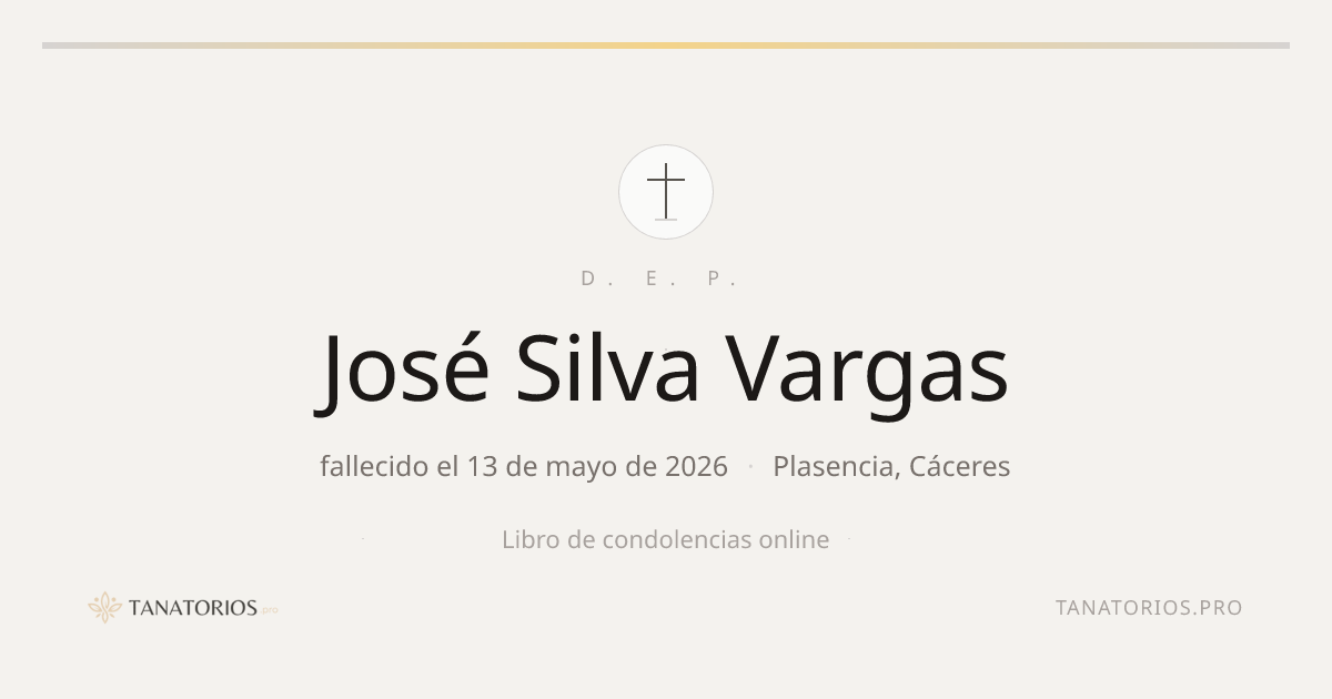 Memorial de José Silva Vargas