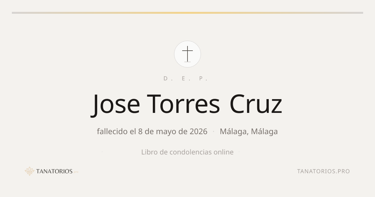 Memorial de Jose Torres Cruz