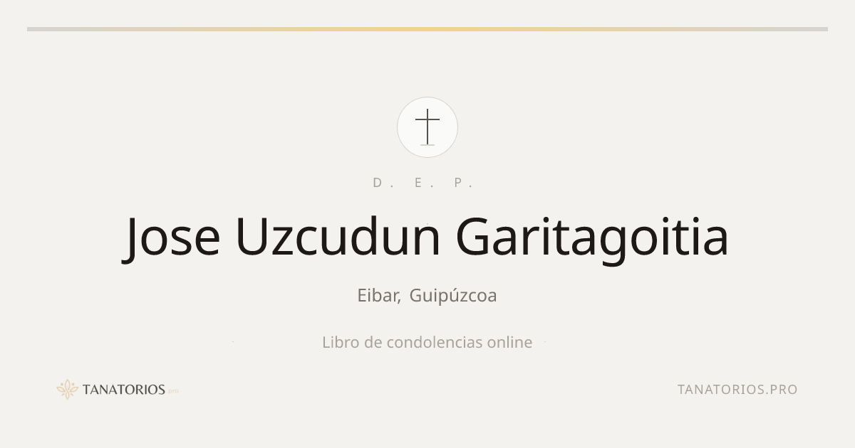 Memorial de Jose Uzcudun Garitagoitia