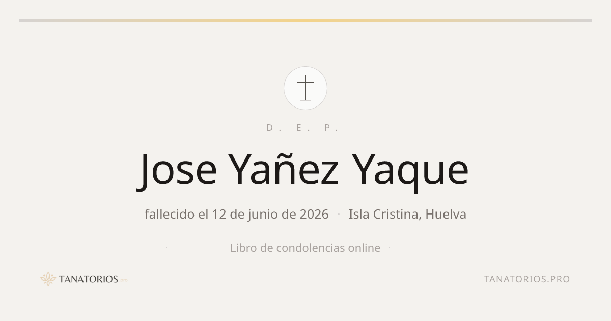 Memorial de Jose Yañez Yaque