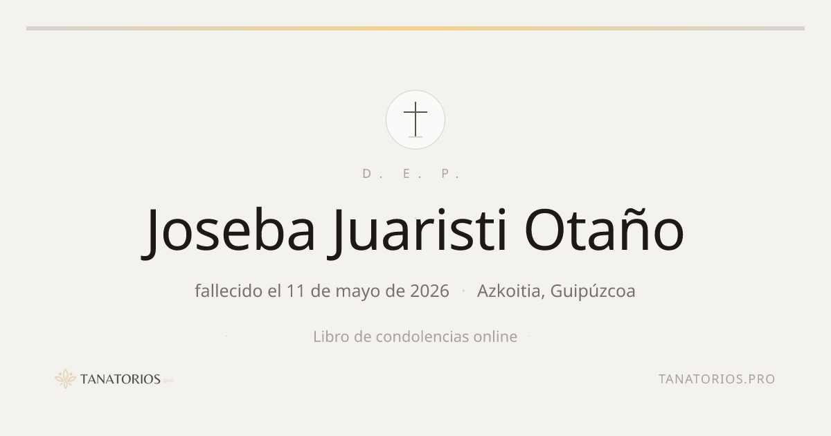 Memorial de Joseba Juaristi Otaño