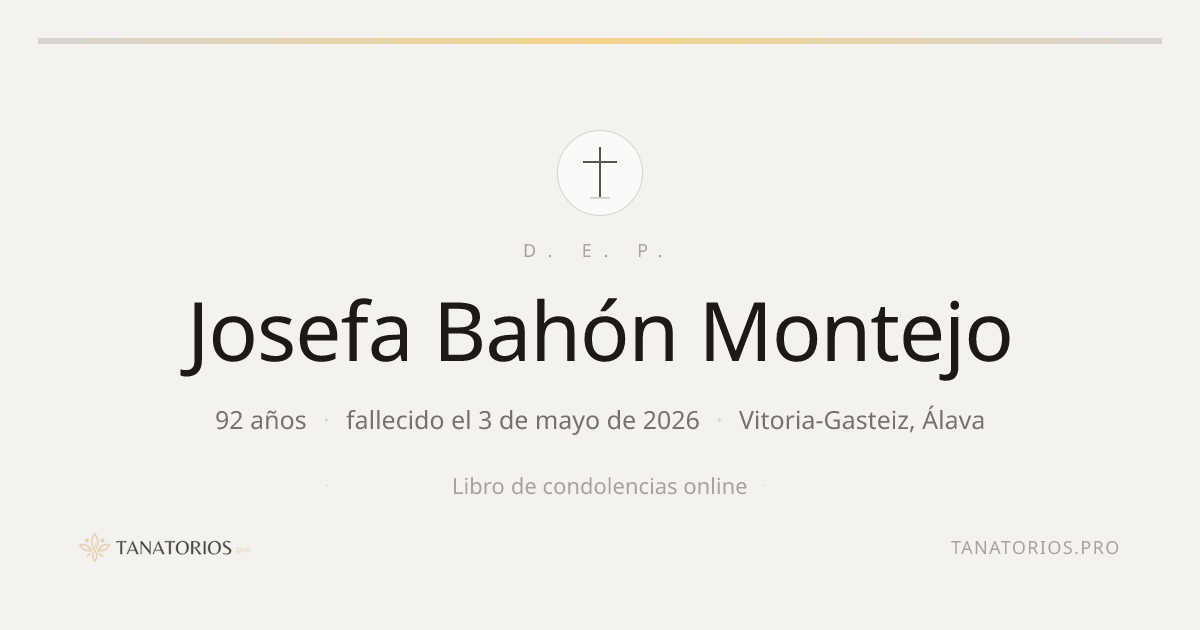 Memorial de Josefa Bahón Montejo