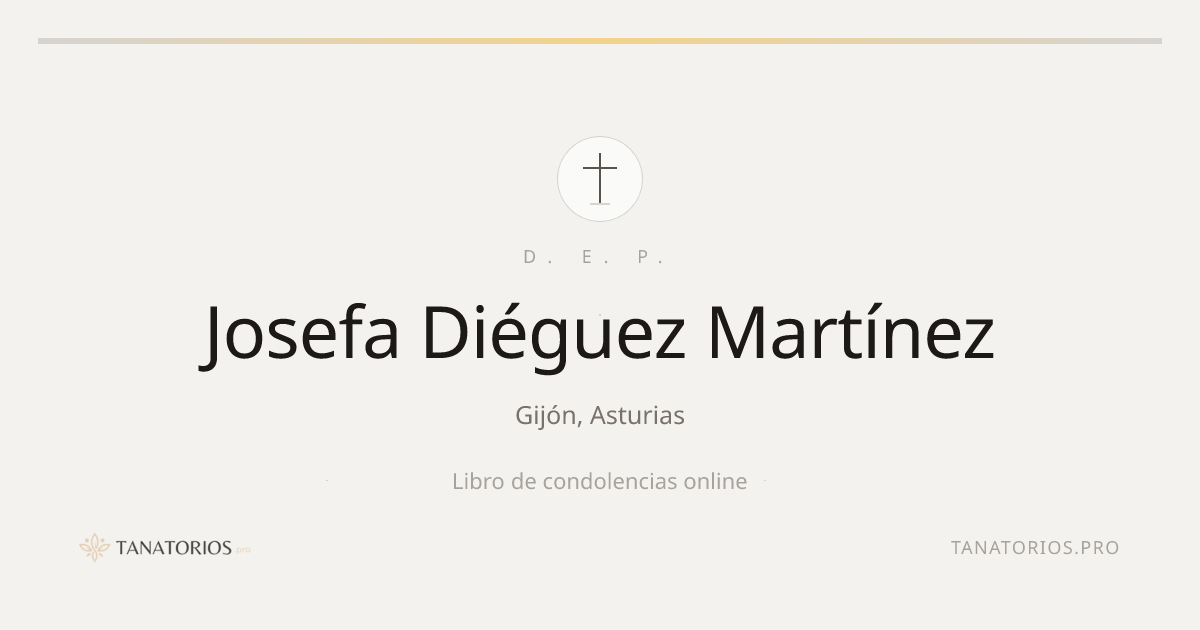 Memorial de Josefa Diéguez Martínez