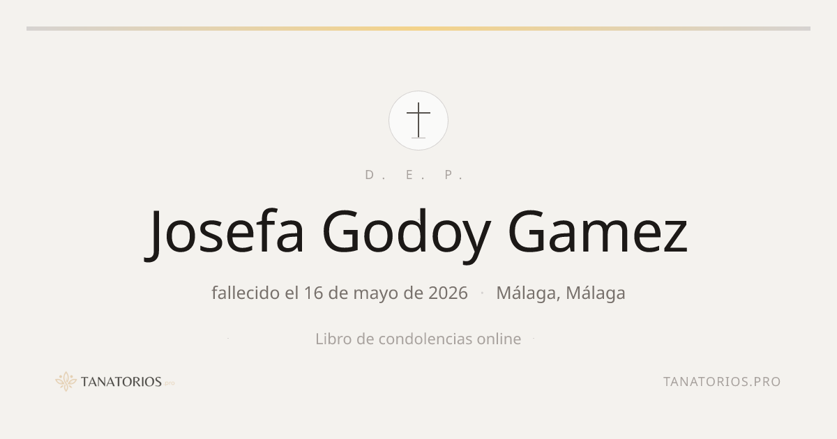 Memorial de Josefa Godoy Gamez