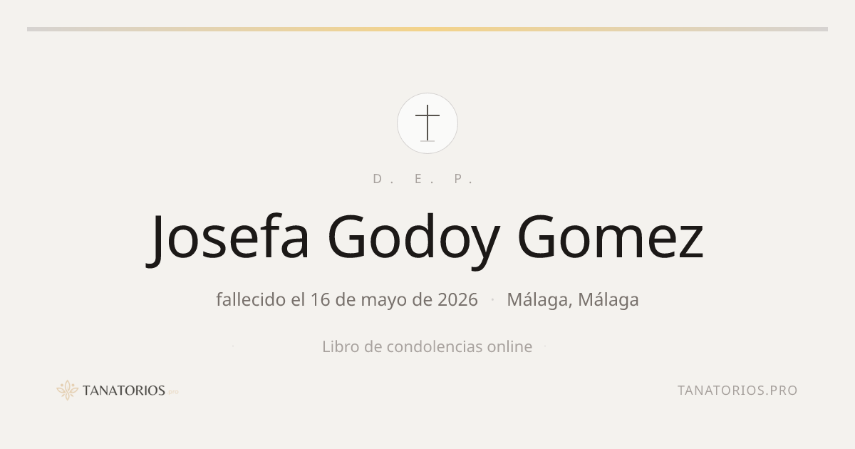 Memorial de Josefa Godoy Gomez