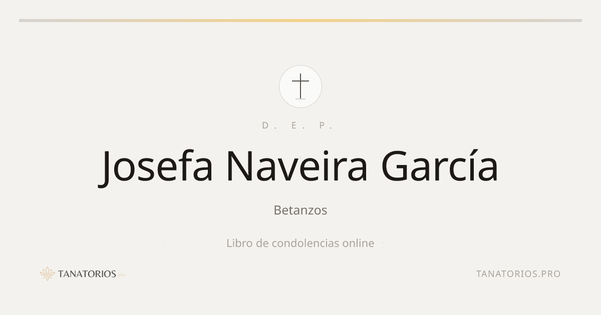 Memorial de Josefa Naveira García