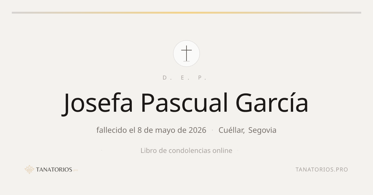 Memorial de Josefa Pascual García