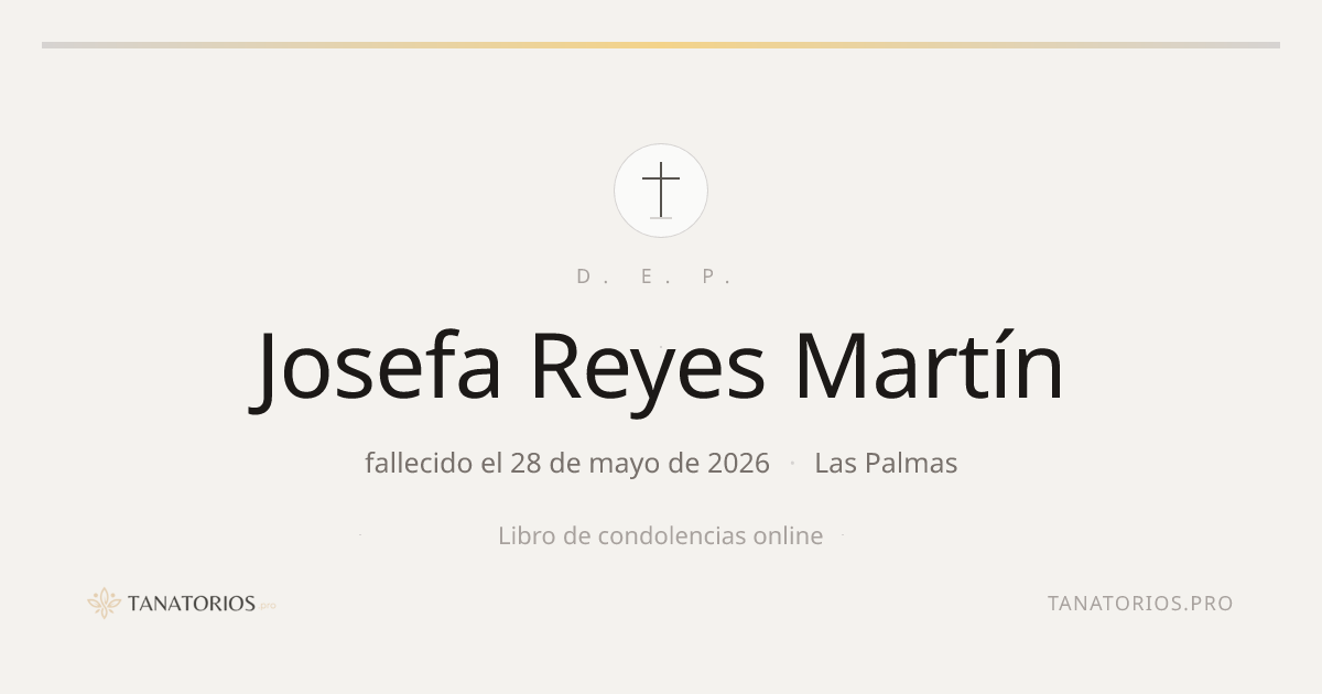 Memorial de Josefa Reyes Martín