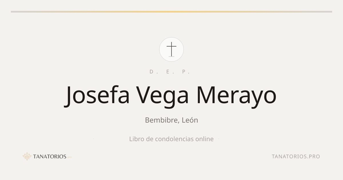 Memorial de Josefa Vega Merayo