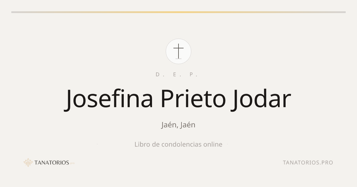 Memorial de Josefina Prieto Jodar