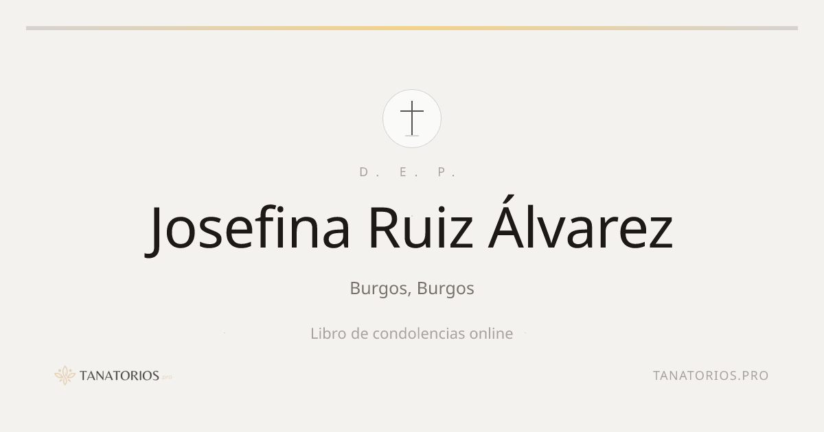 Memorial de Josefina Ruiz Álvarez