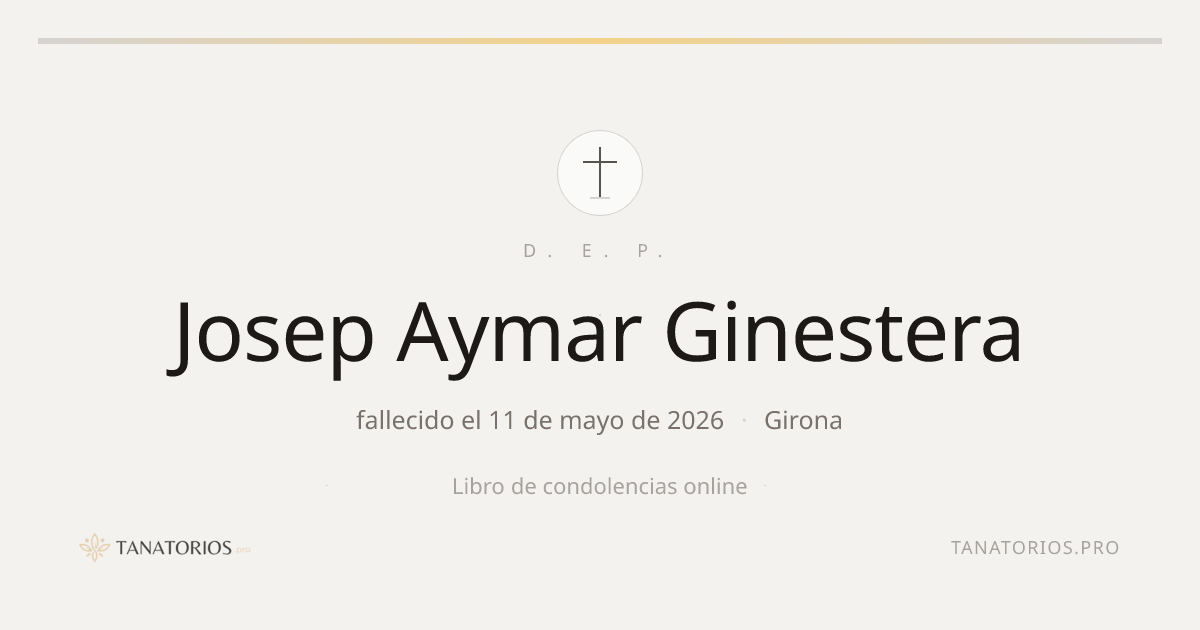 Memorial de Josep Aymar Ginestera