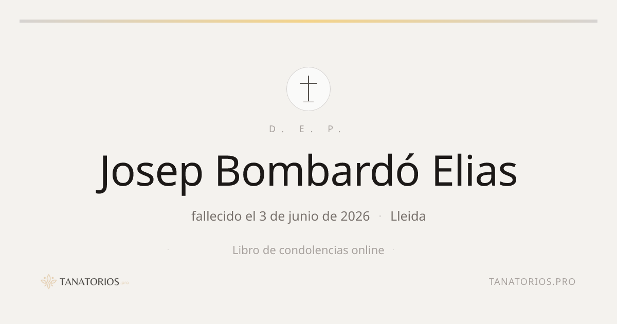 Memorial de Josep Bombardó Elias
